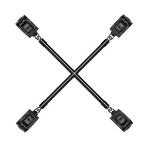 Hog Tie Cross Bar With Cuffs - Black Hog Tie Cross Bar With Cuffs - Black