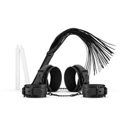 Set de Bondage Kinky de 5 piezas - Negro