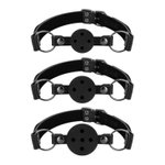 Bedroom Fantasies - Set van 3 Ball Gags - Zwart