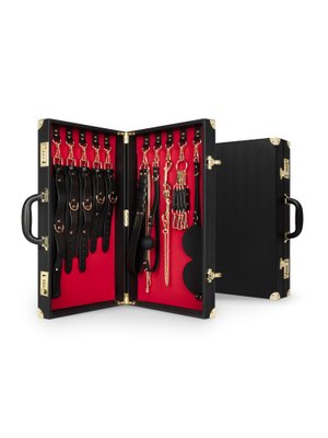 Bedroom Fantasies - Bondage Koffer 13 Stuks - Rundleer