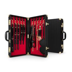 Bedroom Fantasies - Valise de Bondage 13 Pièces - Cuir PU