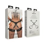 Bedroom Fantasies - Bondageharnas Handboeien en Hogtie Set - Zwart