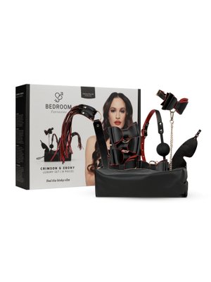 Bedroom Fantasies - Crimson & Ebony - 8-delige Luxe Set