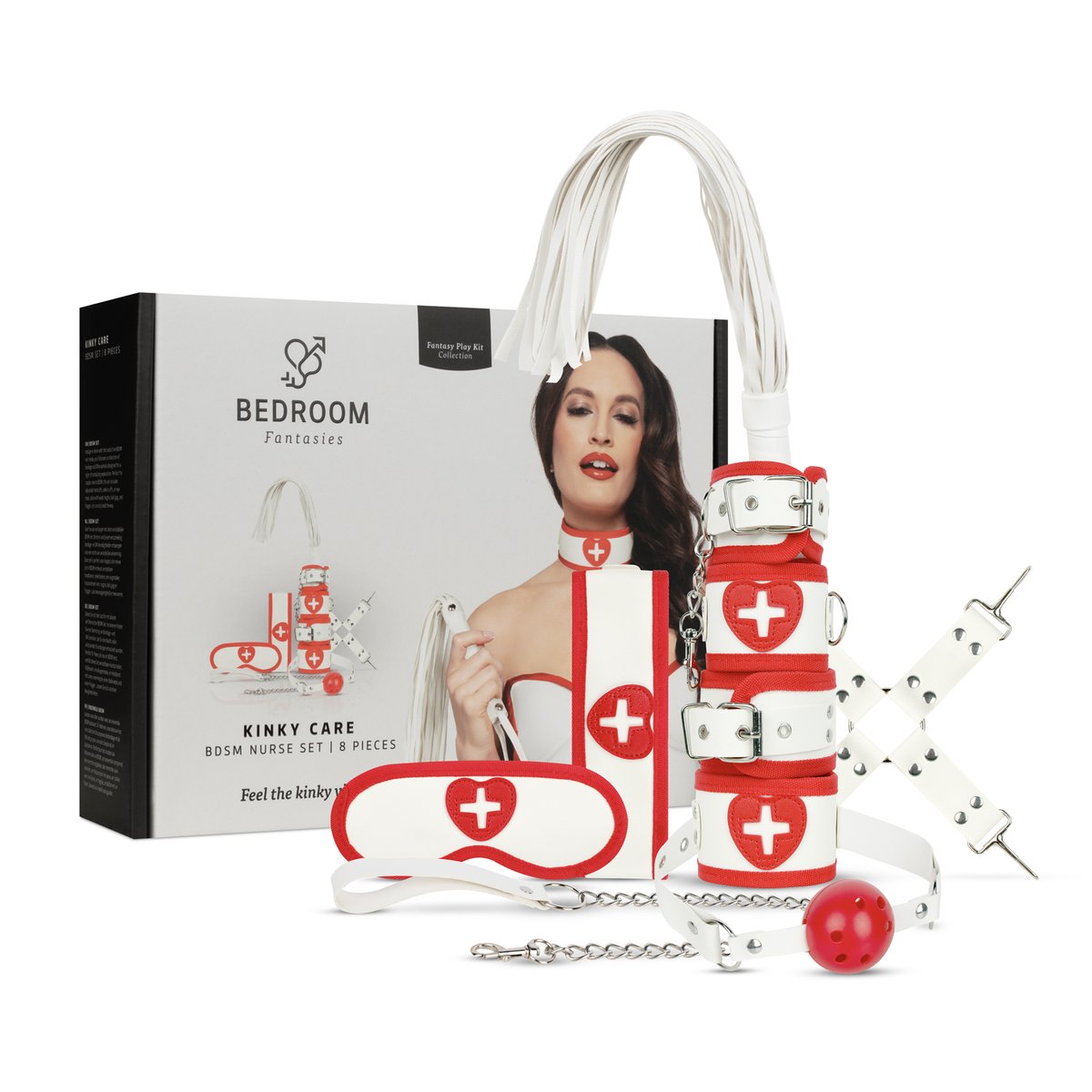 Bedroom Fantasies - Kinky Care Verpleegster SM Set - 8-delig
