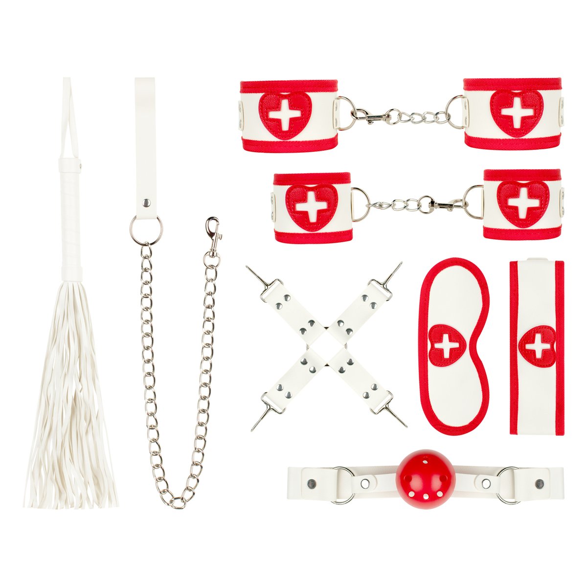 Bedroom Fantasies - Kinky Care Verpleegster SM Set - 8-delig