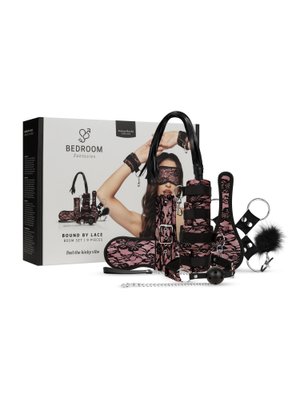 Bedroom Fantasies - Bound by Lace - 8-delige SM Set - Roze