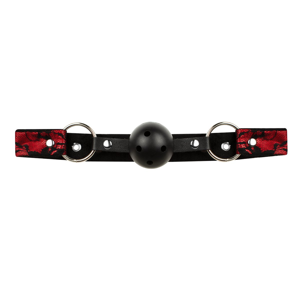 Bedroom Fantasies - Lace & Leather Look - 8-delige Bondage Set - Rood