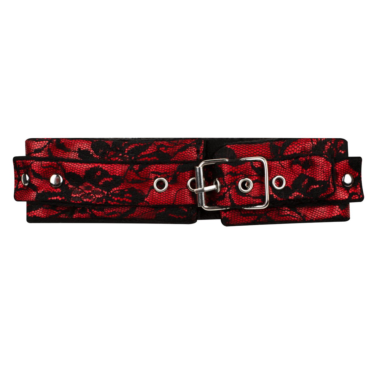 Bedroom Fantasies - Lace & Leather Look - 8-delige Bondage Set - Rood