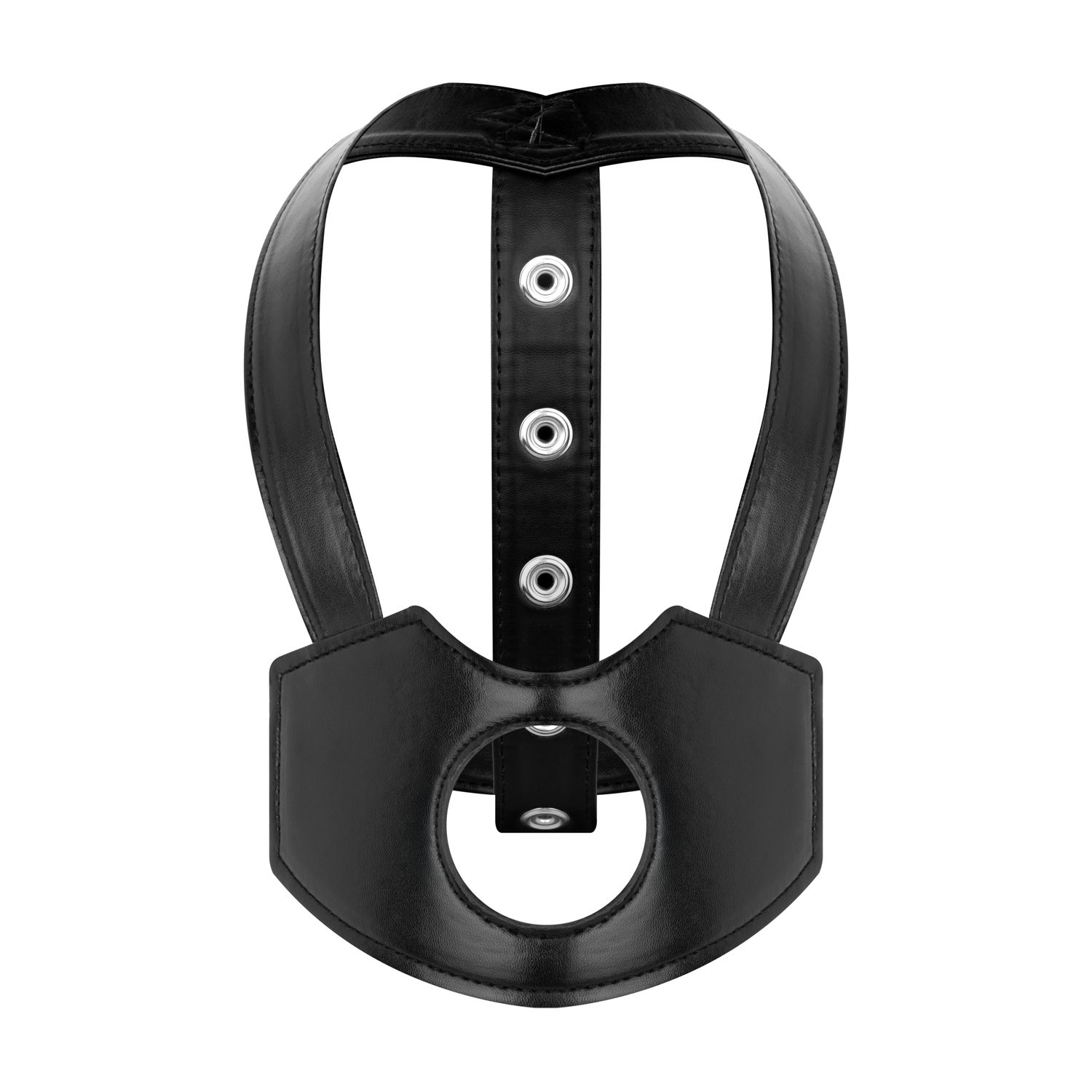Bedroom Fantasies - Hoofd Harnas Strap-On - Zwart