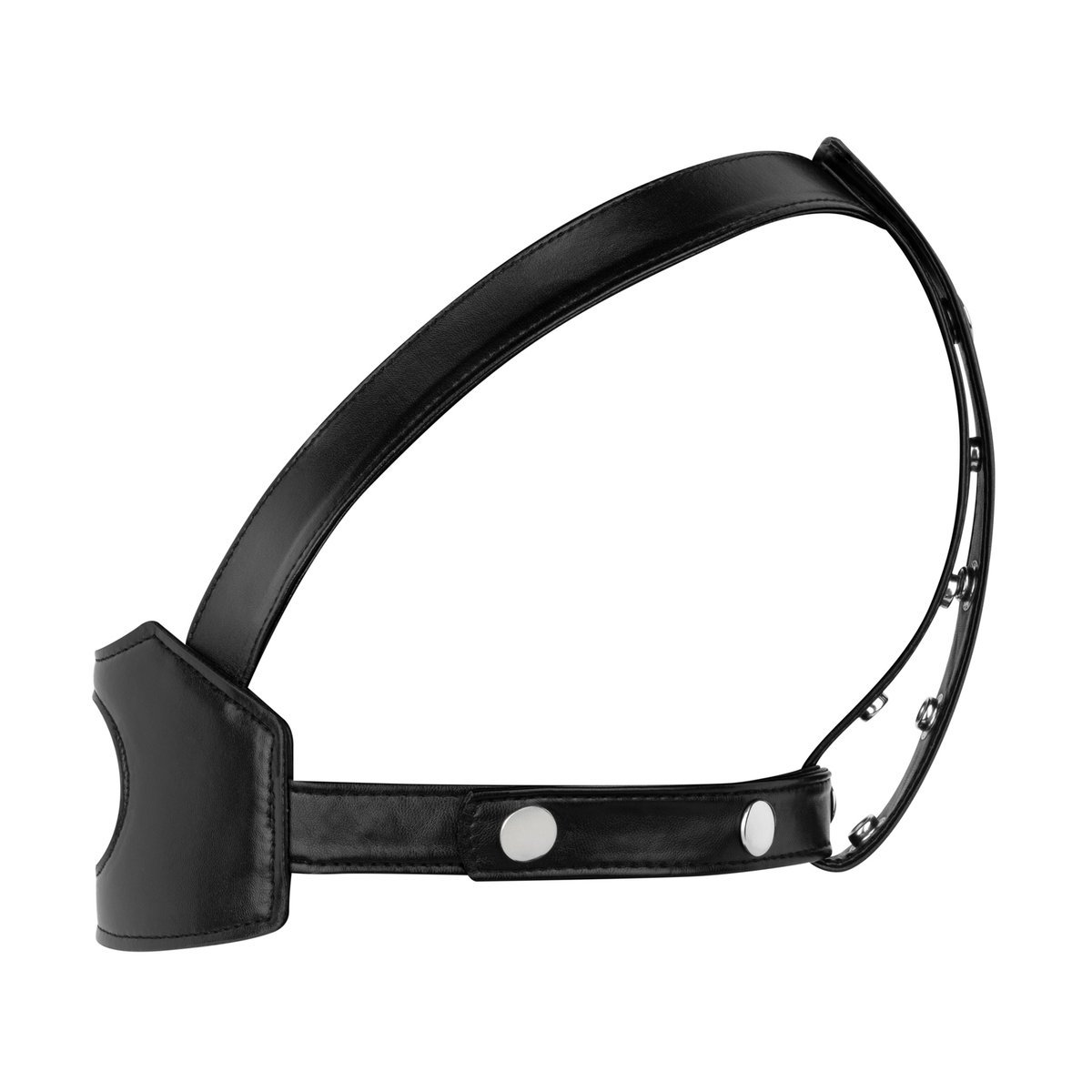 Bedroom Fantasies - Hoofd Harnas Strap-On - Zwart