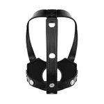Bedroom Fantasies - Hoofd Harnas Strap-On - Zwart
