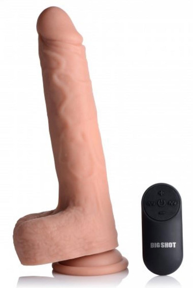 thrusting suction cup dildo Female Sex Toy Throb Rechargeable Silicone Thrusting Dildo with Balls –  Primal Pleasure