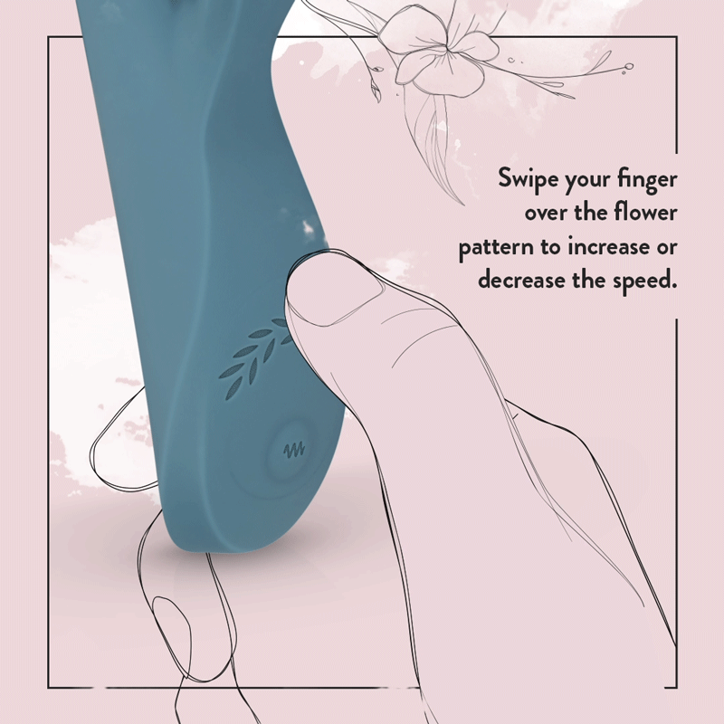 Bloom - The Violet Rabbit Vibrator - Swipe Technologie