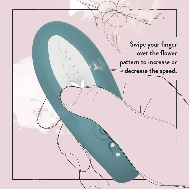 Bloom - The Jasmine C-Shaped Vibrator - Swipe Technology foto 3