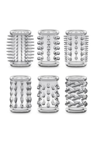 Blush - Stay Hard Cock Sleeve Kit Clear Blush - Stay Hard Cock Sleeve Kit Clear