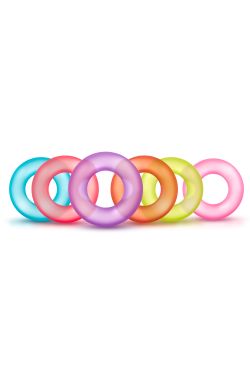 Blush - Play With Me King of the Ring Cock Ring Set 6-Pack
