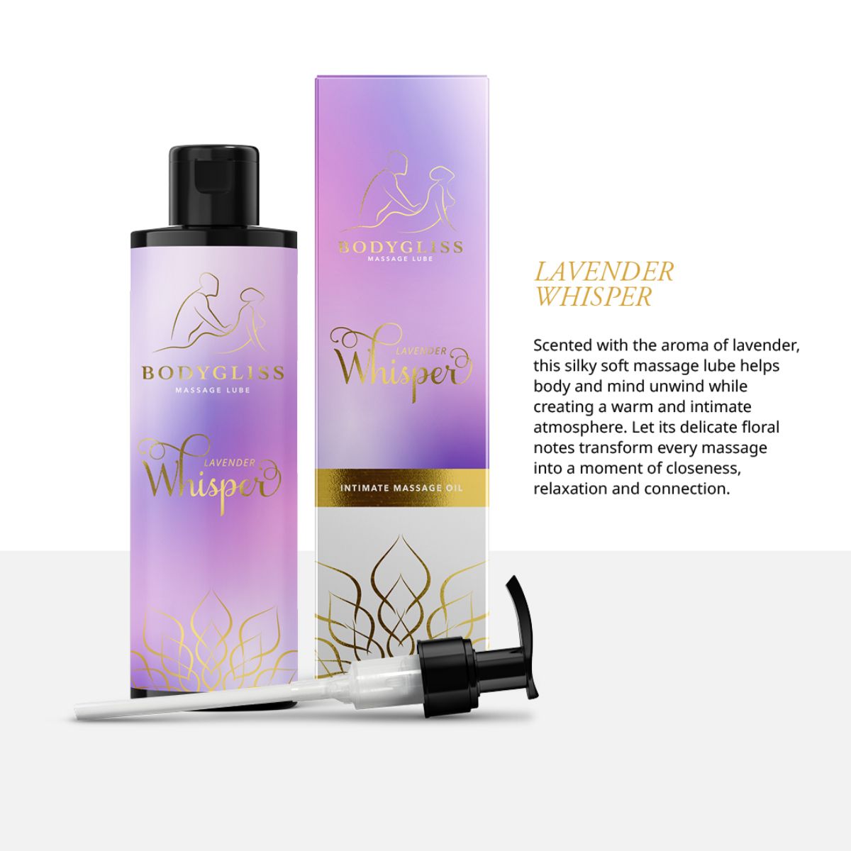 BodyGliss - Lavender Whisper Massageglijmiddel - 150 ml foto 3