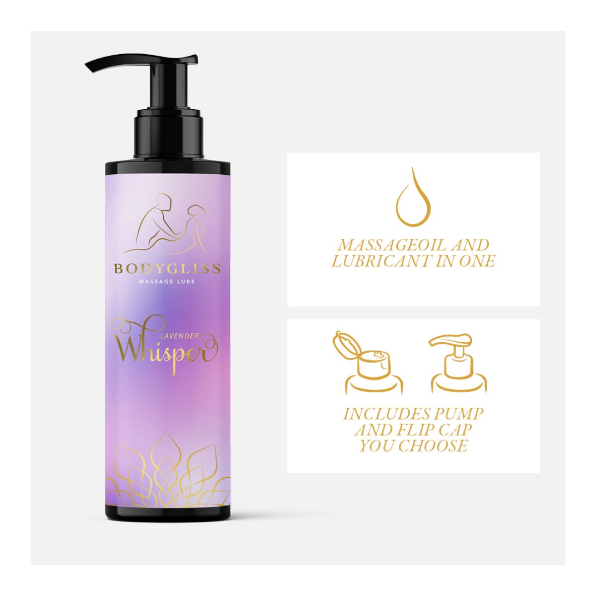 BodyGliss - Lavender Whisper Massageglijmiddel - 150 ml foto 4