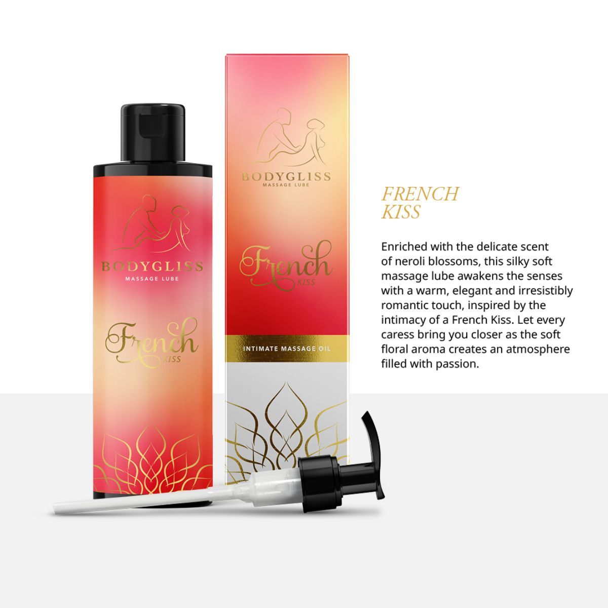 BodyGliss - French Kiss Massageglijmiddel - 150 ml foto 8