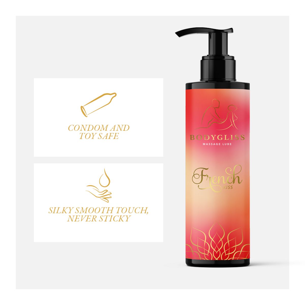 BodyGliss - French Kiss Massageglijmiddel - 150 ml foto 3