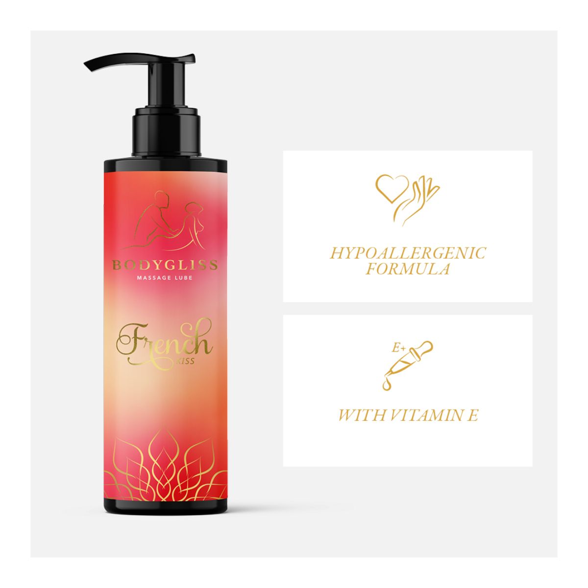 BodyGliss - French Kiss Massageglijmiddel - 150 ml foto 4