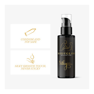 BodyGliss - Erotic Collection Silky Soft Silicone-Based Lubricant - 250 ml  - EasyToys