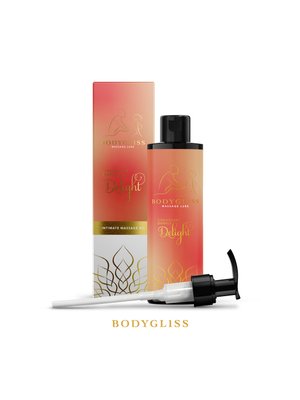 BodyGliss - Massage Olie En Glijmiddel in 1 Aardbei & Champagne - 150 ml