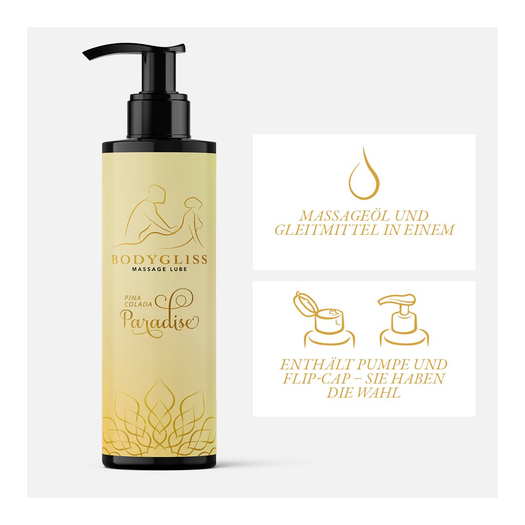 BodyGliss - Massage Olie En Glijmiddel in 1 Pina Colada - 150 ml