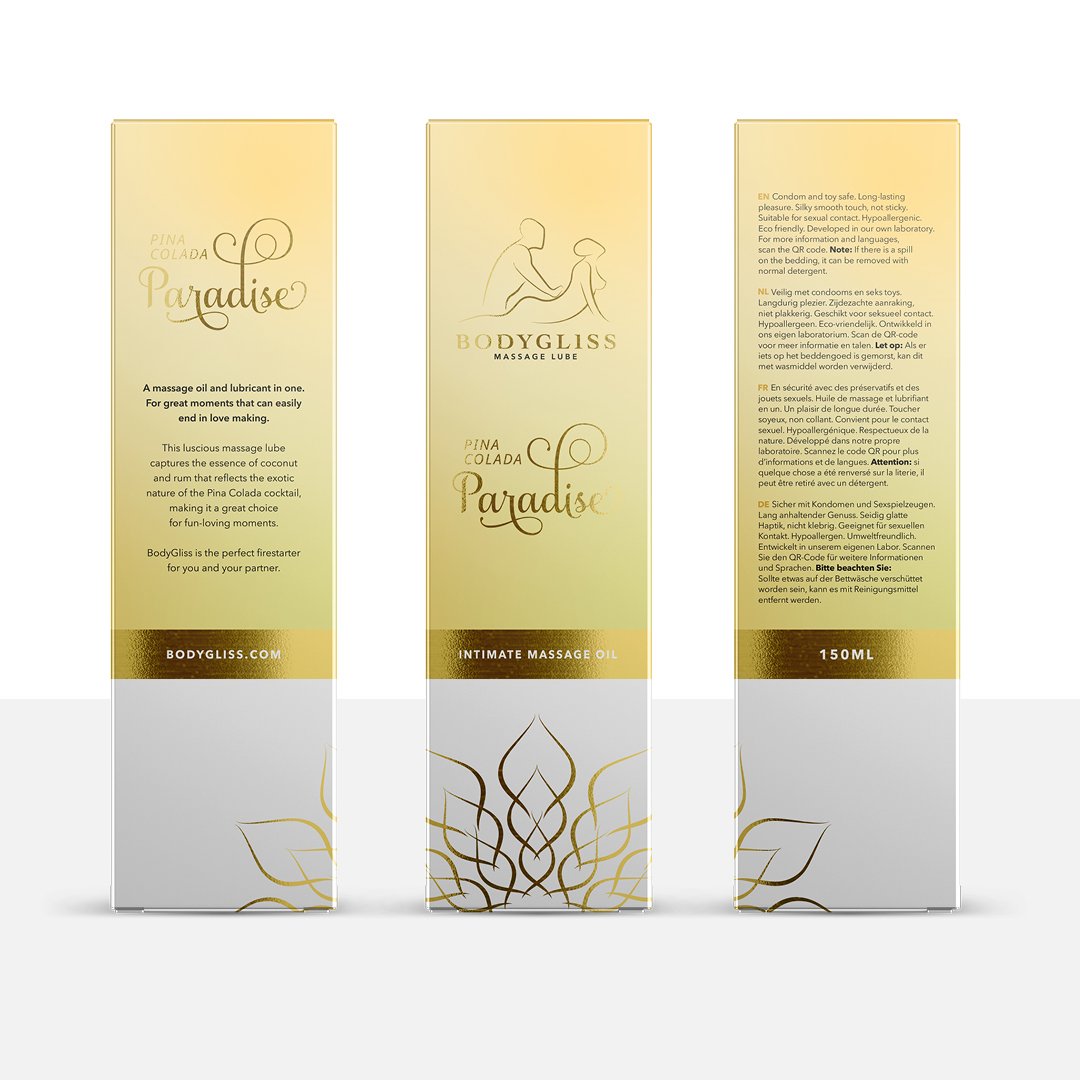 BodyGliss - Massage Olie En Glijmiddel in 1 Pina Colada - 150 ml