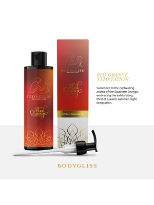 BodyGliss - Massage Olie En Glijmiddel in 1 Rode Sinaasappel - 150 ml