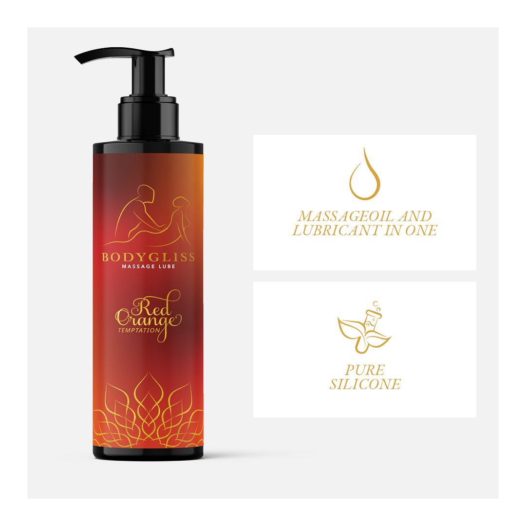 BodyGliss - Massage Olie En Glijmiddel in 1 Rode Sinaasappel - 150 ml foto 4
