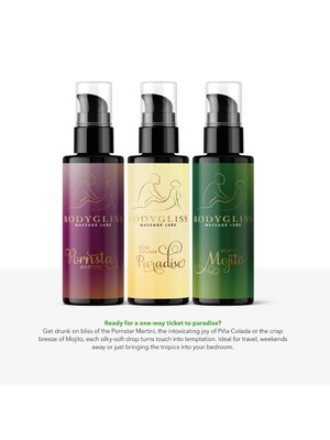 BodyGliss - Travel Edition 3-pack - Tropical Temptation