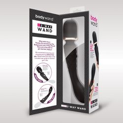 Bodywand - Luxe 2-Way Wand Large Zwart