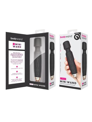 Bodywand - Luxe Mini USB Wand Vibrator Zwart
