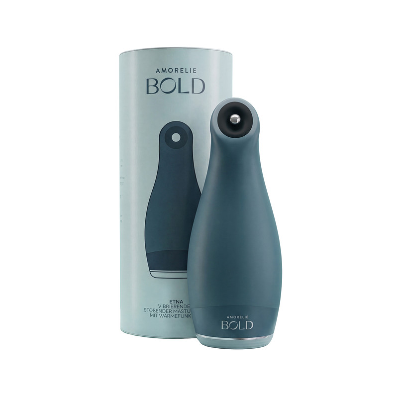 AMORELIE BOLD »Etna« Masturbator mit Vibration, Stoß- und Wärmefunktion
                                                                                                                               