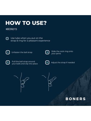 Boners Cock & Ball Strap - S/M
