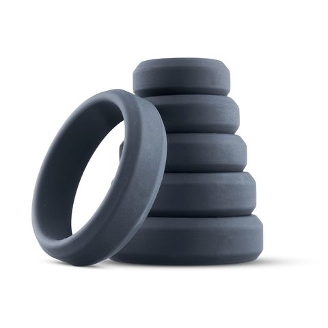 6-Piece Cock Ring Set - EasyToys