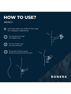 Boners Liquid Silicone 2 in 1 Ballstretcher