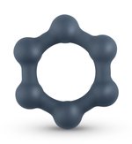 Boners Hexagon Cockring Met Stalen Kogels