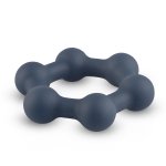 Boners Hexagon Cockring Met Stalen Kogels