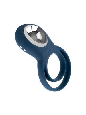 Boners - Vibrerende Cockring voor Koppels - Blauw