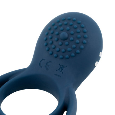 Boners - Vibrating Cock Ring for Couples - Blue - EasyToys