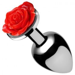 Red Rose Buttplug - Small