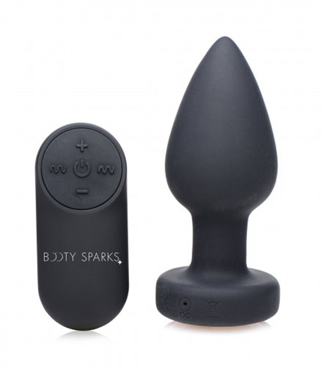 Butt Plug Vibrante Luce LED - Medium - EasyToys