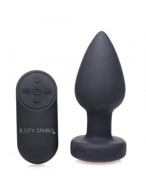 Booty Sparks - Vibrerende Buttplug Met LED-licht - Medium