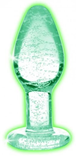 Plug anal en verre phosphorescent - Moyen