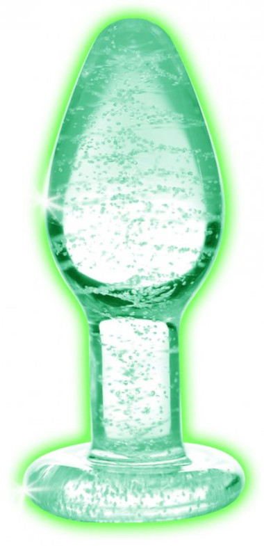 Plug anal de cristal fosforescente - Grande - EasyToys