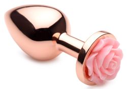Pink Rose Buttplug Rose Gold - Medium