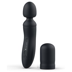B Swish – BTHRILLED Premium Varita Vibradora – Negro