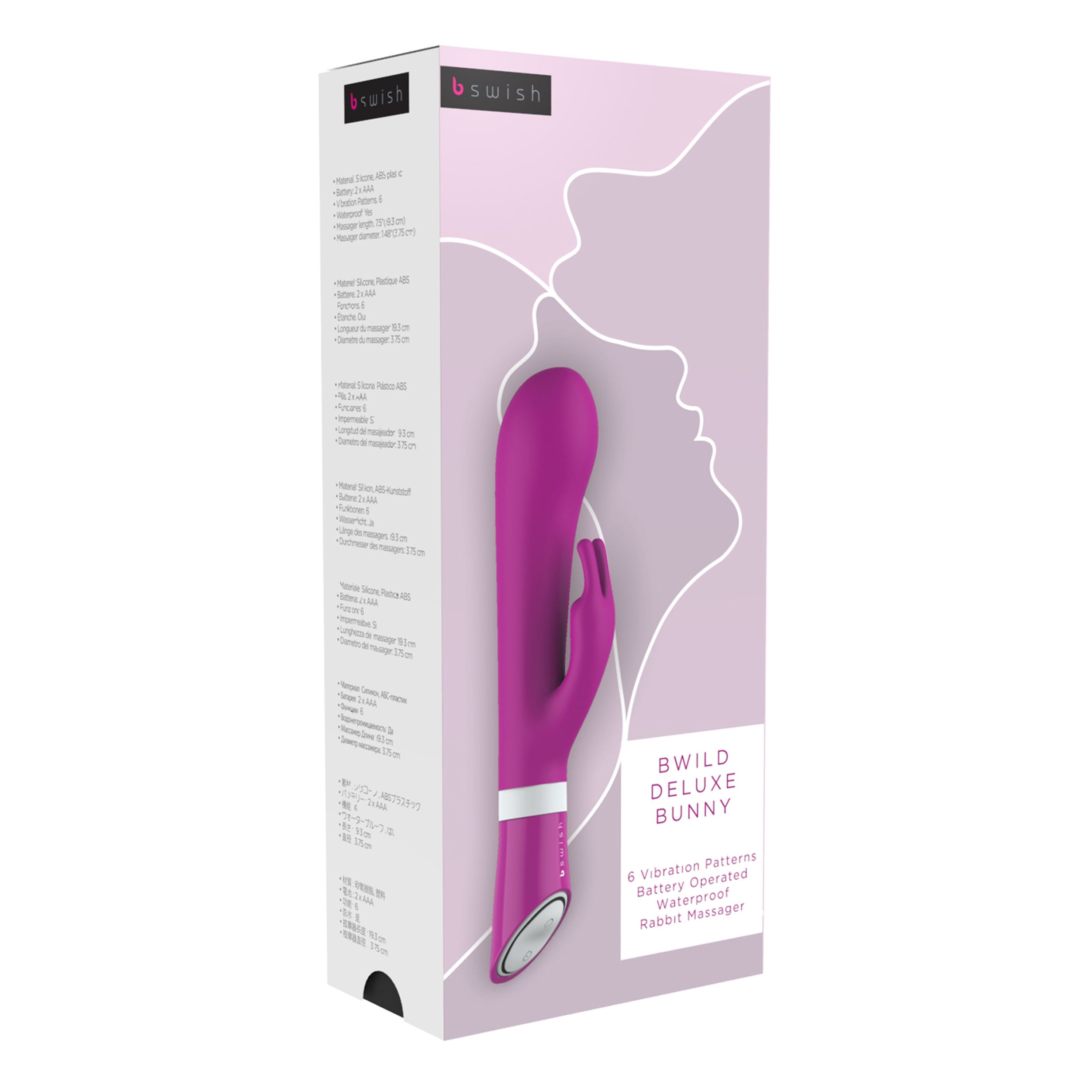 B Swish - bwild Deluxe Bunny Rabbit Vibrator Roze foto 3